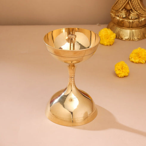 Brass Table Oil Lamp Deepak 0.04kg